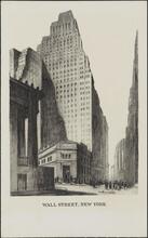 Wall Street, New York.