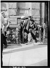Two Men on a Harlem Stoop.