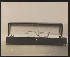 Freedom of the City of New York in Casket given to Dr. F.A. Cooke.