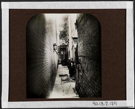 Nibsy's Alley at 47 1/2 Crosby Street, torn down in the Fall of 1895.