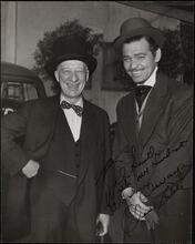 [Al Smith with Clark Gable.]