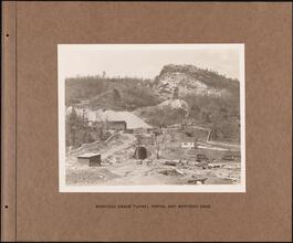 Bonticou Grade Tunnel Portal and Bonticou Crag [Catskill System.]