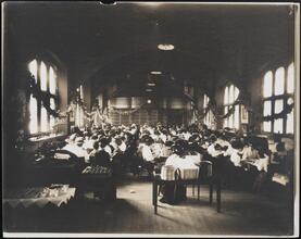 [Restaurant. Interior, women's dining room.]