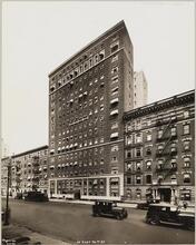 Street Scenes - 1926.  E. 96th St. No. Side Bet. Park & Madison Aves. [Van Cortlandt Apartment House .]