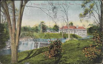 Bronx River Falls, Bronx Park, New York.