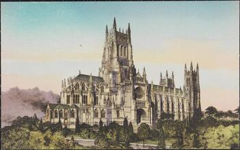 The Cathedral of St. John the Divine. New York. The North Elevation.