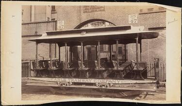 Cable Cars [Cable Tramway Company streetcar, Omaha, Nebraska.]