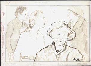 [Kevin McCarthy, Celeste Holm, Art Smith and Grace Valentine in "Anna Christie".]