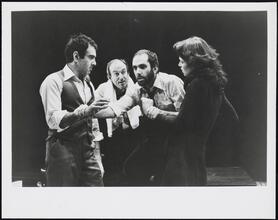 ["Conjuring an Event" theater still.]