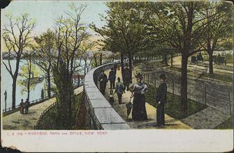Riverside Park and Drive, New York.
