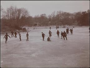 Skating, Central Park.