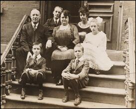 [Al Smith with his family.]