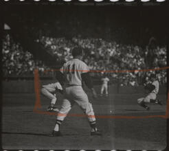 Roger Maris [Unidentified players of the Boston Red Sox and New York Yankees.]