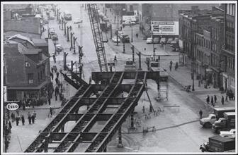 [Third Avenue El from roof of Cooper Union.]