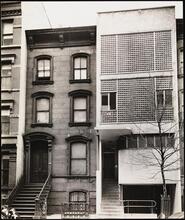Glass-Brick and Brownstone Fronts, 209-211 East 48th Street