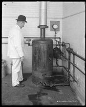 White Cross Dairy, steam boiler.