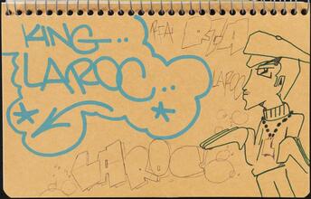 [Division page in LA II's sketchbook.]
