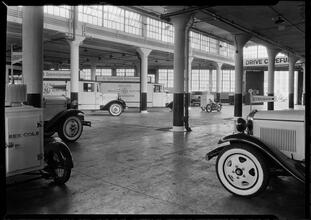 Rex Cole garage. General view from rear.