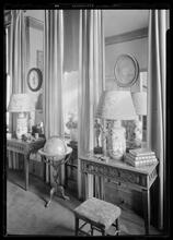 Mrs. Frederick Havermeyer [residence]. Library detail of tables and lamps.
