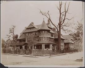 [House at 90th Street and Riverside Drive.]