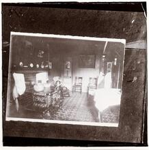 Kitchen in Mr. White's Riverside Tenements, Brooklyn.