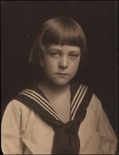 Unidentified child in sailor shirt]