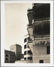 Welfare Island. Chronic Diseases Hospital Group. Exterior construction view