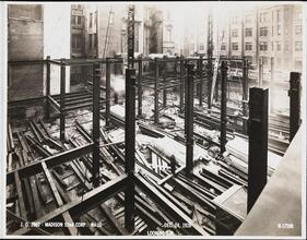 Looking Southwest. [Construction site.]