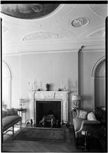 Miss Emily Trevor [residence]. Drawing room fireplace.