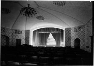 West side Y.M.C.A. Auditorium to stage.