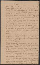 Decision from Peter Jay Munro affirming the citizenship and voting rights of John Peter De Lancey, April 25, 1800