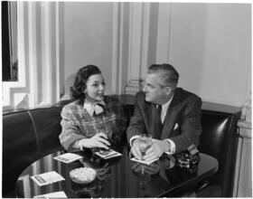 [Judy Lynn talking to Ben Bodne, owner of the Hotel Algonquin.]