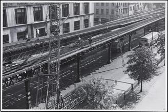 [Removal of sections of rail.]