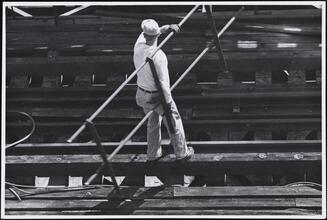 [Removal of section of handrail of the Third Avenue El.]