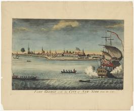 A View of Fort George with the City of New York from the Southwest