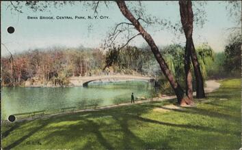 Swan Bridge, Central Park, N. Y. City.