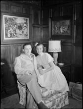 Billy Rose [Billy Rose and Eleanor Holm at home.]