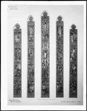 Stained glass window for St. Paul's Catholic Church.