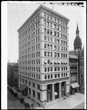 5th Avenue and 44th Street. Harriman Bank, exterior.