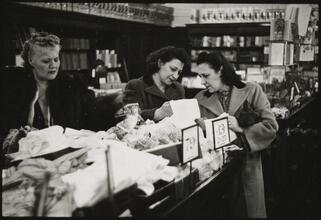 The 5 and 10 [Women shopping at Woolworth's.]
