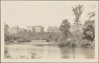 [The lake, Central Park.]