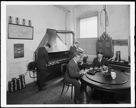 Franklin Street and Greenwich Street. B. Fischer and Co. Factory, Coffee Sample Roasting Dept..
