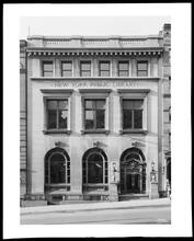 New York Public Library, branch at 112-14 East 96th Street.