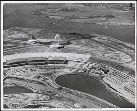 [Aerial view of La Guardia Airport.]
