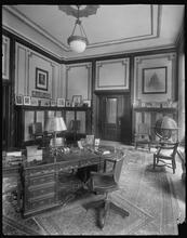 Worth Street and Broadway. New York Life Ins. Co. Old building, Worth Street and Broadway. T.A. Buckner's private office.