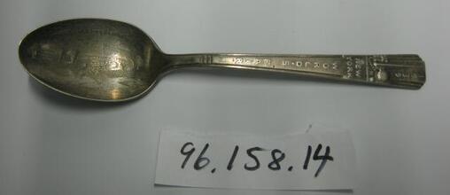 Teaspoon with 1939 World's Fair motifs