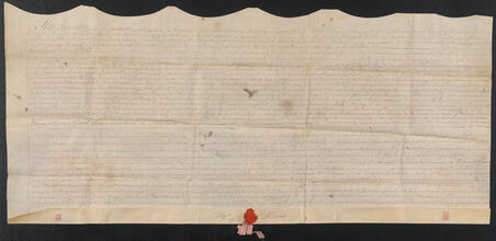 Deed between Elizabeth Allaire and Peter Allaire, June 14, 1788