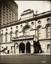 East 26th Street and Madison Avenue. Old Madison Square Garden. Fourth Avenue side