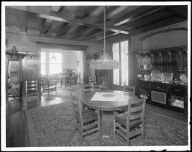 George G. Benjamin house, dining room, buffet.