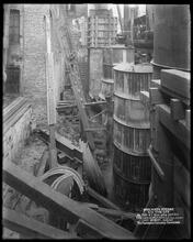 Woolworth Building, Looking West From Central Runway [Construction zone.]